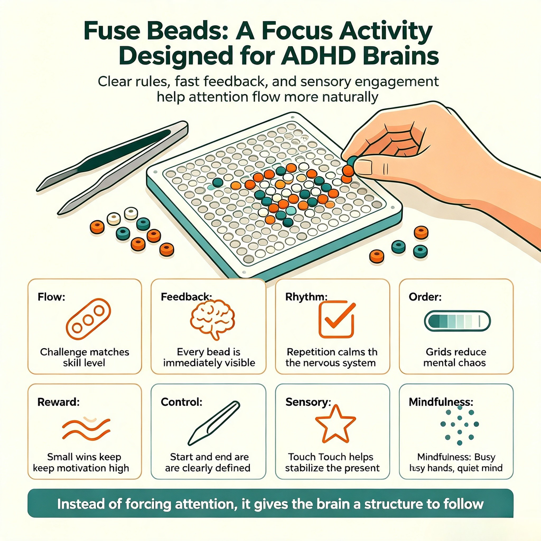 Why Fuse Beads Help with ADHD: The Science Explained