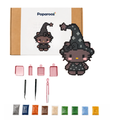 Cute Witch Kitty Fuse Bead Kit 52*52– 2.6mm Mini Beads & Complete Crafting Tools