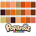 Poparooz Skin Tone Shades Mini Fuse Beads, 21 Colors, 2.6mm