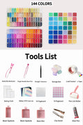144-221 Colors Mini Fuse Beads Kit with Tools, 2.6mm Pixel Art Set