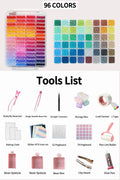 96 Colors Mini Fuse Beads Kit with Tools, 2.6mm DIY Pixel Art