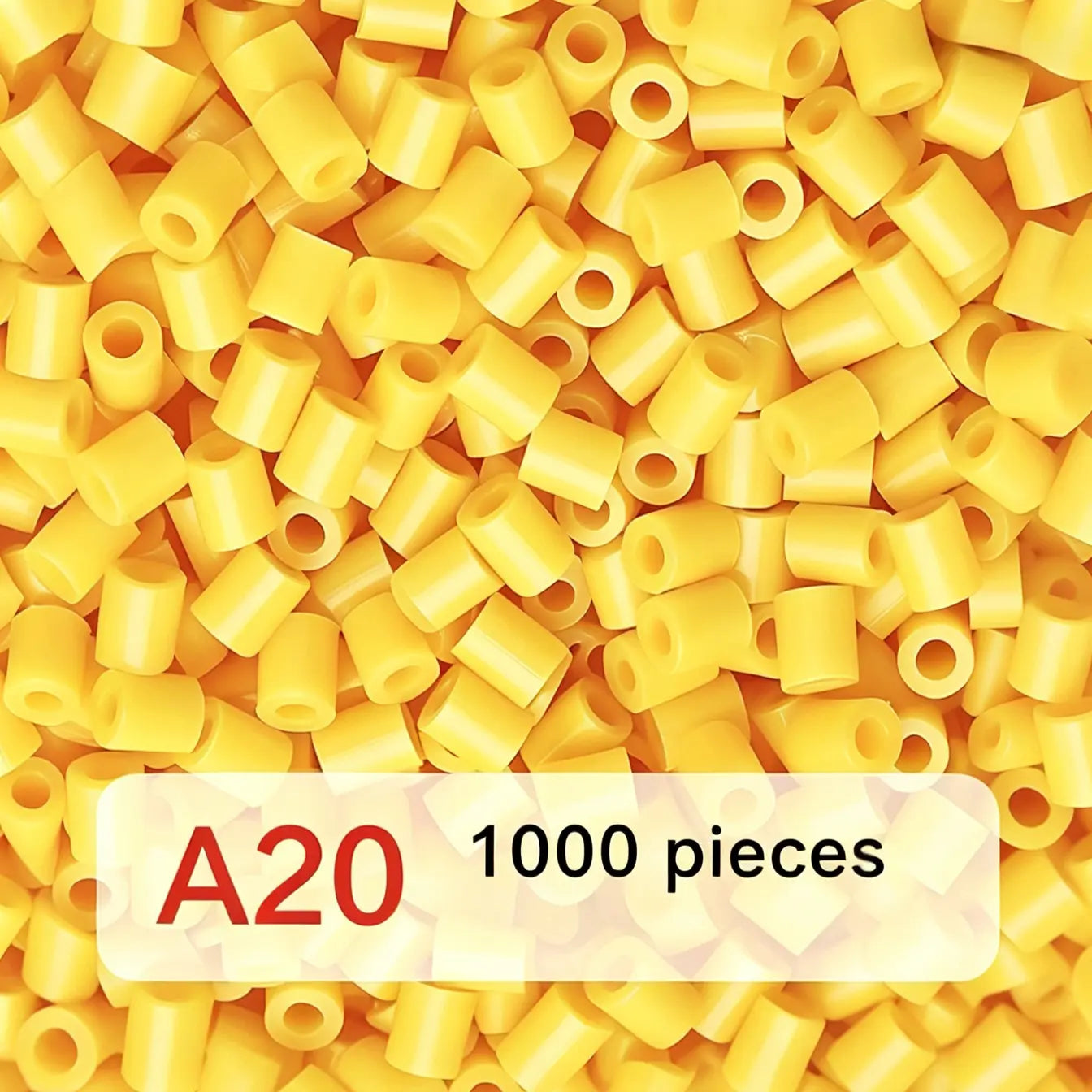 Poparooz A Series Mini Fuse Beads, Yellow Shades, 26 Colors, 2.6mm