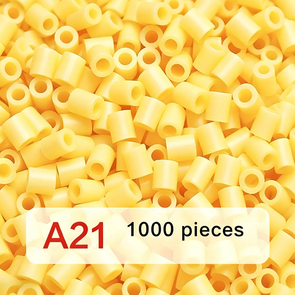Poparooz A Series Mini Fuse Beads, Yellow Shades, 26 Colors, 2.6mm