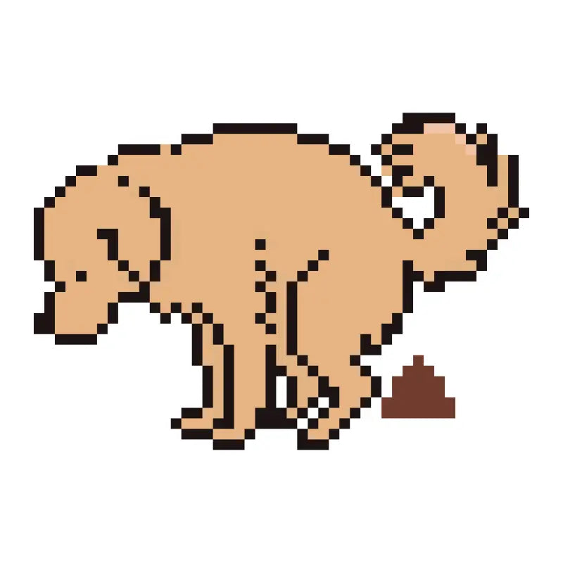 Golden Retriever Pixel Art