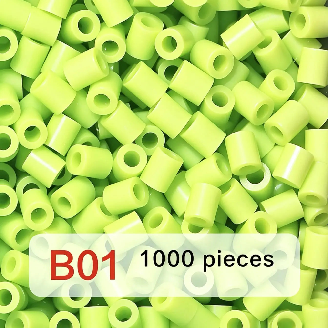 Poparooz B Series Mini Fuse Beads, Green Shades, 32 Colors, 2.6mm