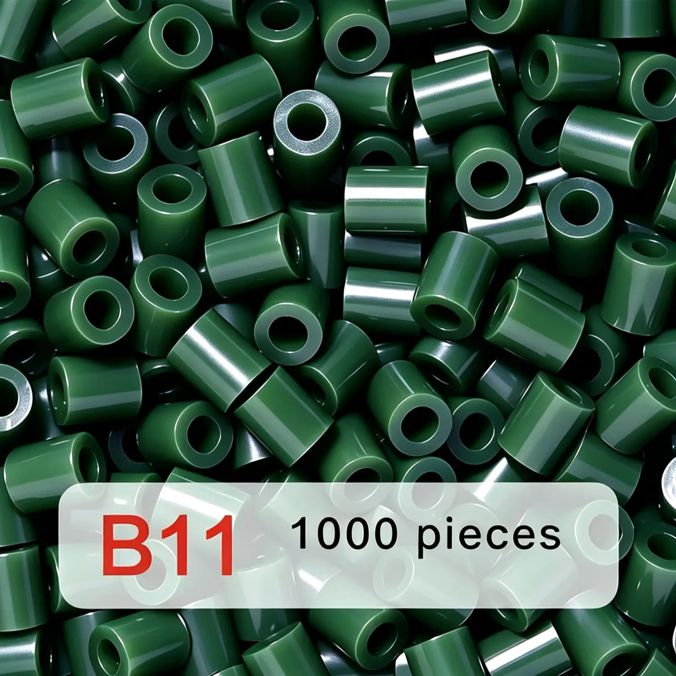 Poparooz B Series Mini Fuse Beads, Green Shades, 32 Colors, 2.6mm