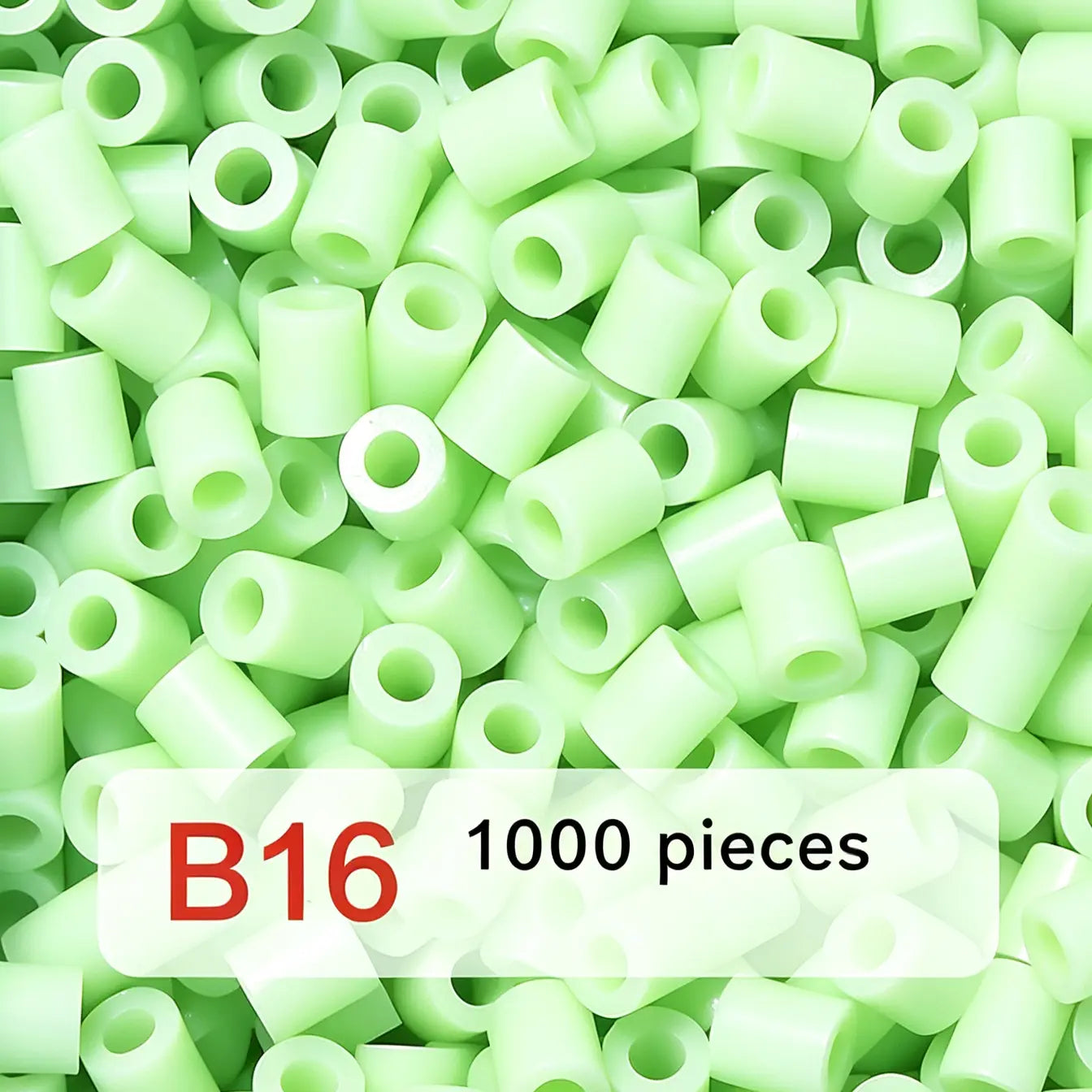 Poparooz B Series Mini Fuse Beads, Green Shades, 32 Colors, 2.6mm