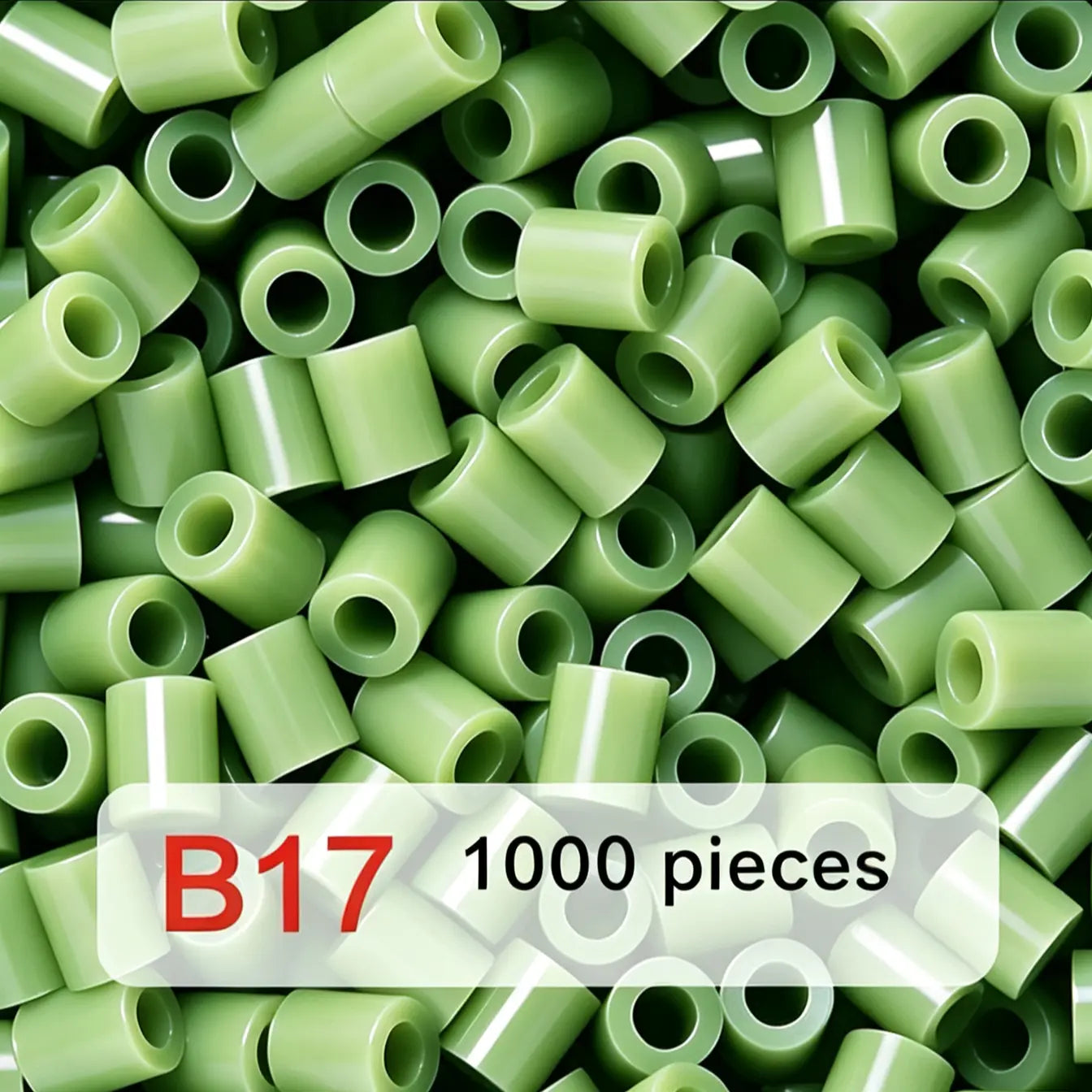 Poparooz B Series Mini Fuse Beads, Green Shades, 32 Colors, 2.6mm