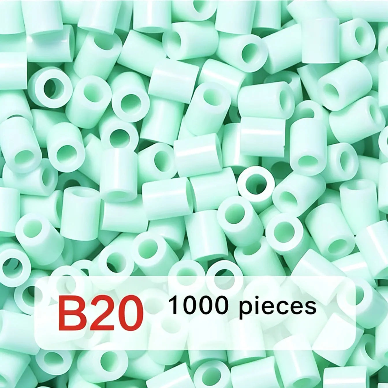 Poparooz B Series Mini Fuse Beads, Green Shades, 32 Colors, 2.6mm