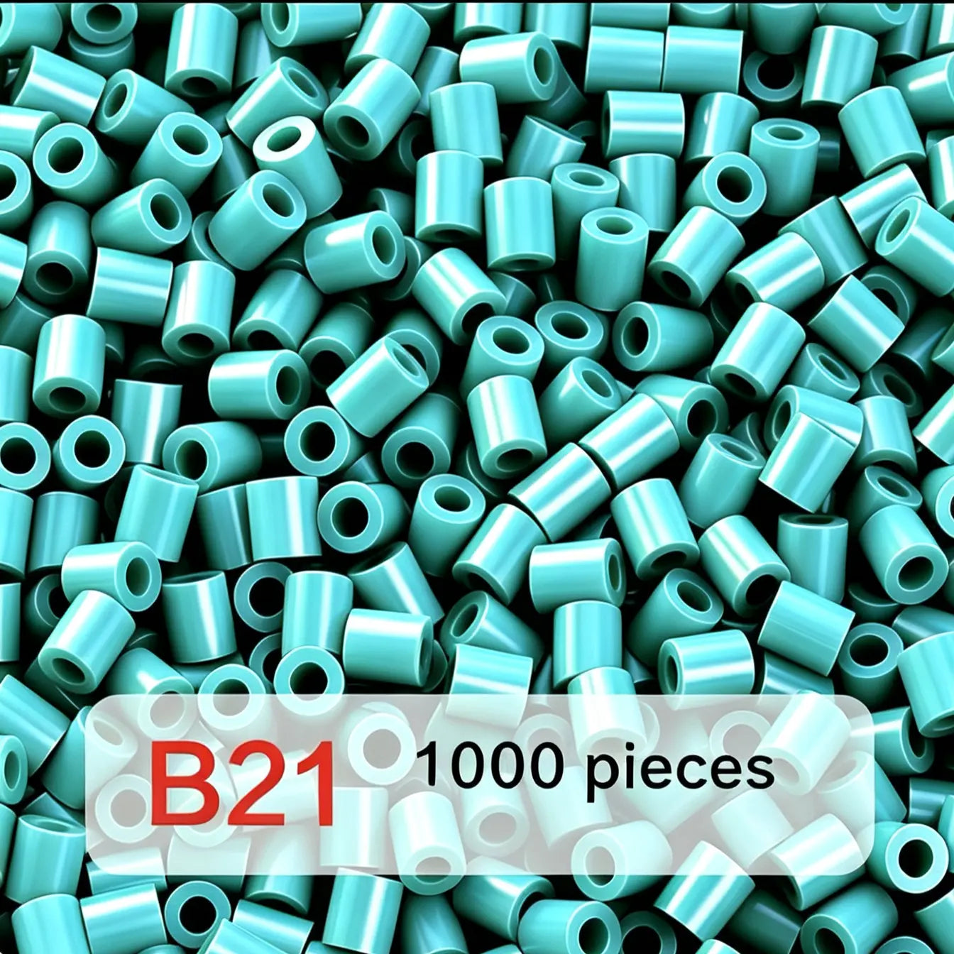 Poparooz B Series Mini Fuse Beads, Green Shades, 32 Colors, 2.6mm