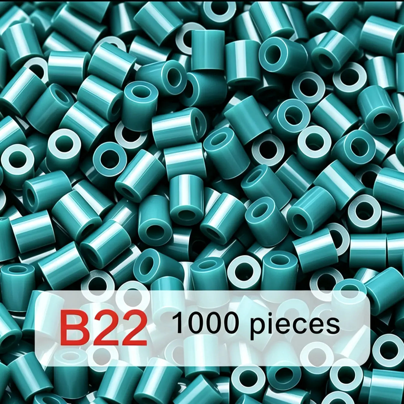 Poparooz B Series Mini Fuse Beads, Green Shades, 32 Colors, 2.6mm