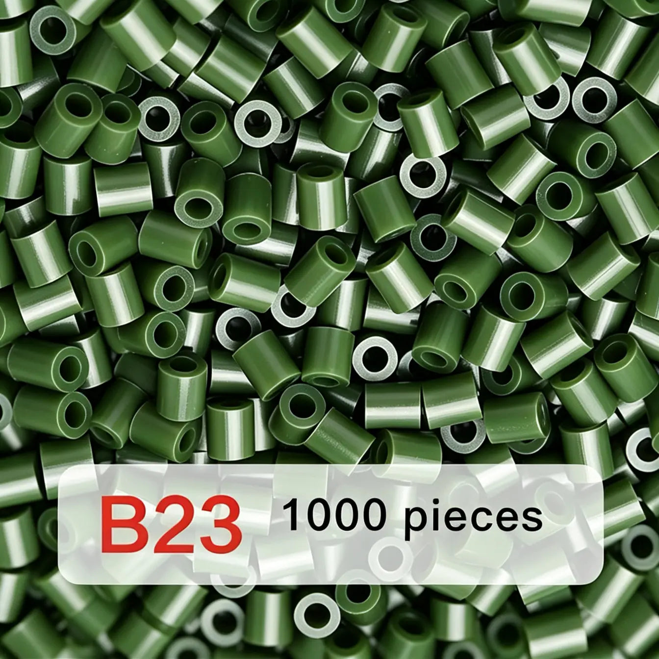 Poparooz B Series Mini Fuse Beads, Green Shades, 32 Colors, 2.6mm