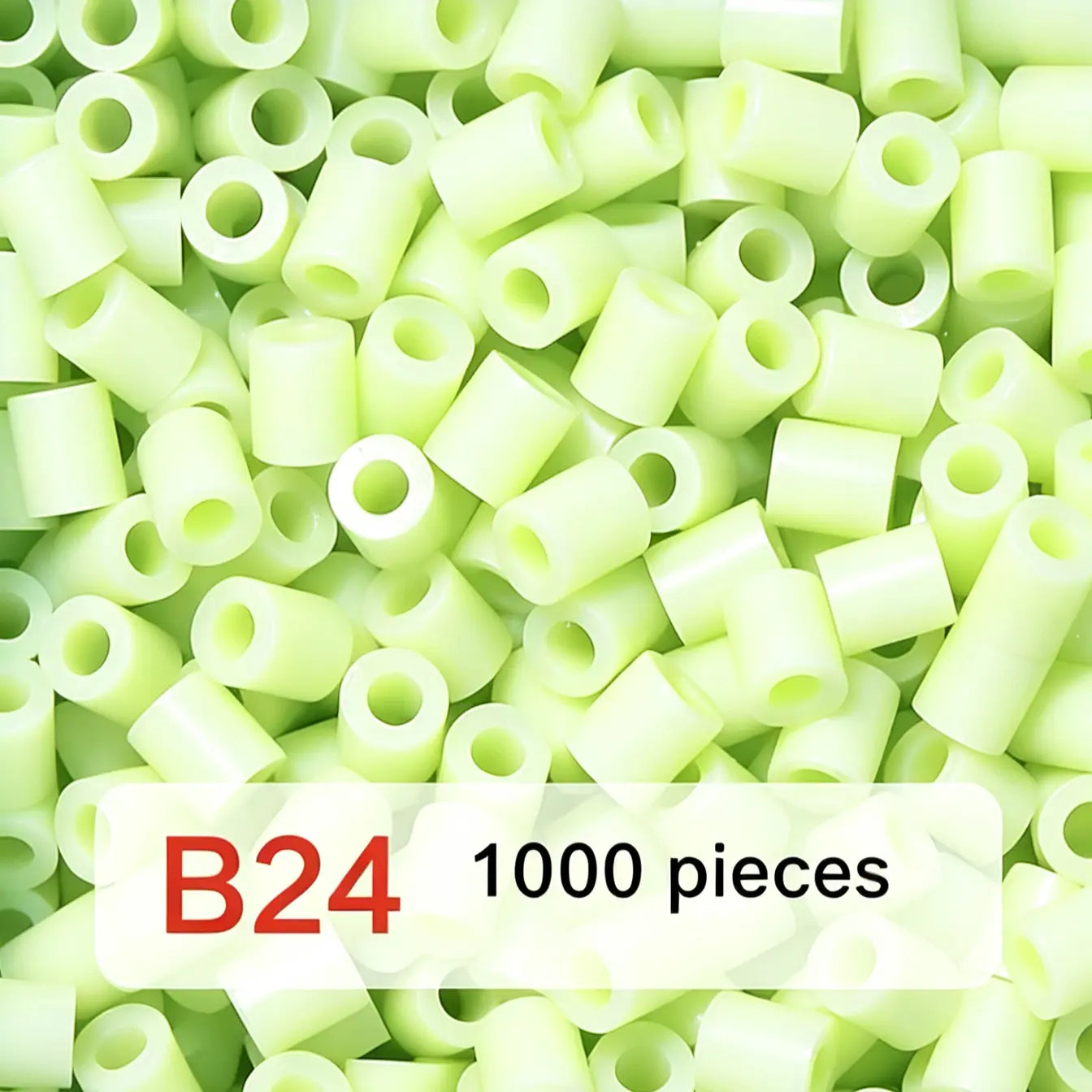Poparooz B Series Mini Fuse Beads, Green Shades, 32 Colors, 2.6mm