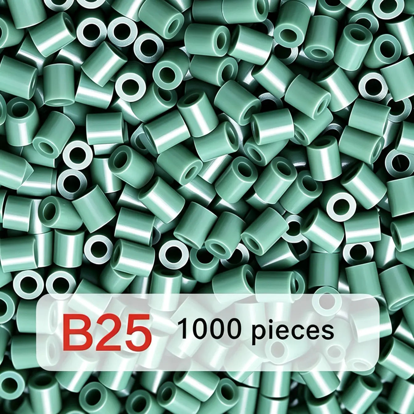 Poparooz B Series Mini Fuse Beads, Green Shades, 32 Colors, 2.6mm