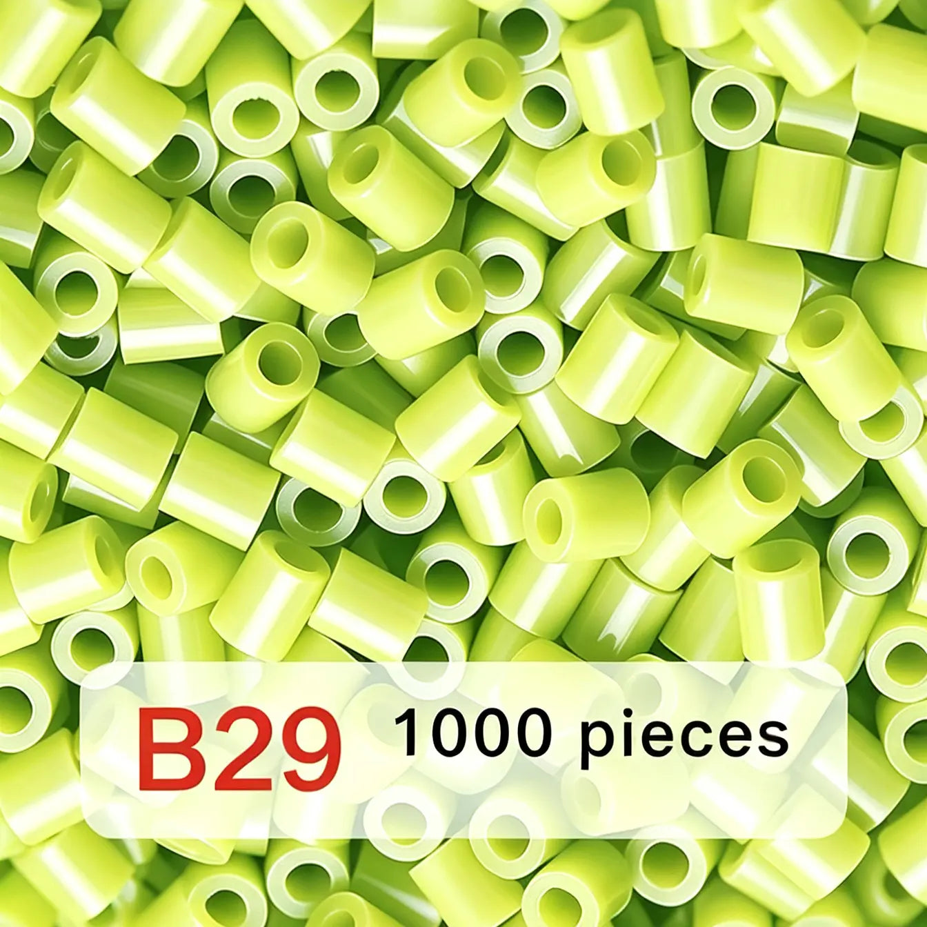 Poparooz B Series Mini Fuse Beads, Green Shades, 32 Colors, 2.6mm