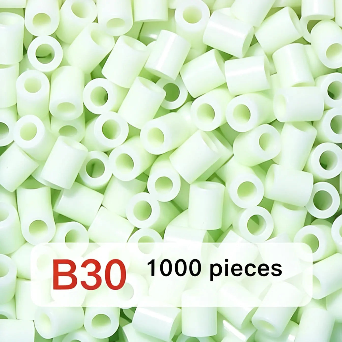 Poparooz B Series Mini Fuse Beads, Green Shades, 32 Colors, 2.6mm
