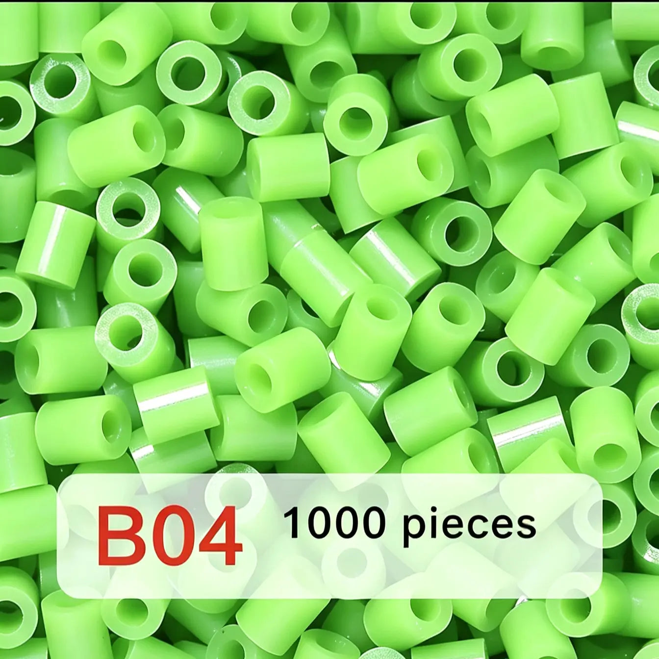 Poparooz B Series Mini Fuse Beads, Green Shades, 32 Colors, 2.6mm