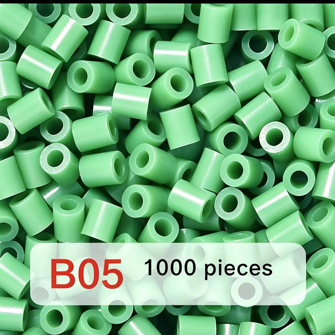 Poparooz B Series Mini Fuse Beads, Green Shades, 32 Colors, 2.6mm