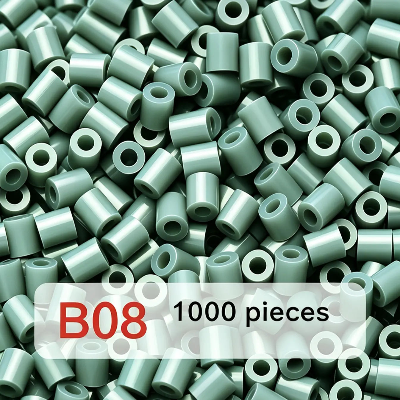 Poparooz B Series Mini Fuse Beads, Green Shades, 32 Colors, 2.6mm