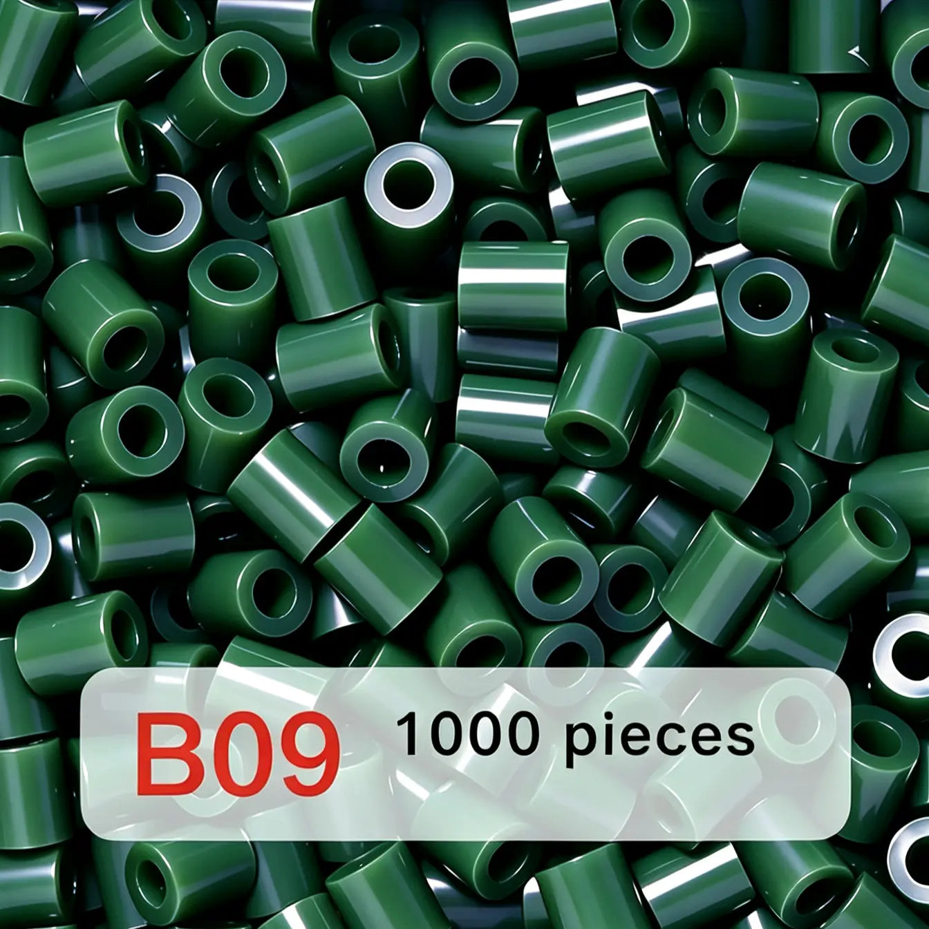 Poparooz B Series Mini Fuse Beads, Green Shades, 32 Colors, 2.6mm