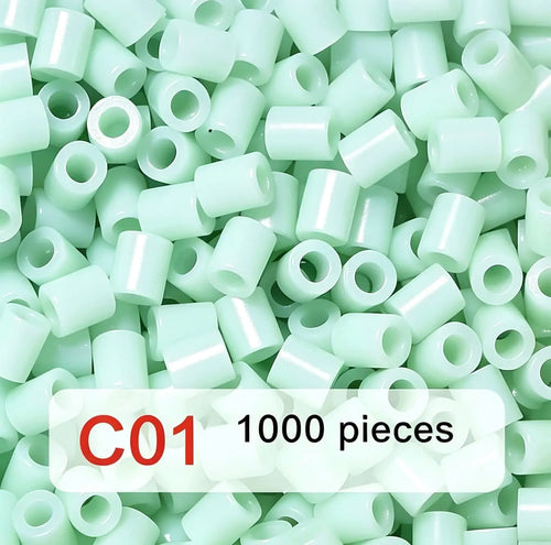 1000-24000pcs Blue Cyan Mini Fuse Beads (C01-C29) 2.6mm DIY Pixel Art Crafts