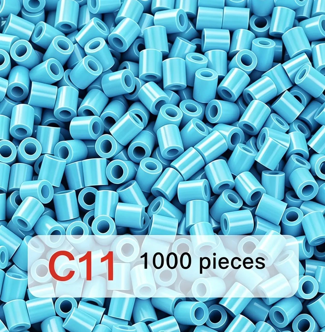 Poparooz C Series Mini Fuse Beads, Blue Shades, 29 Colors, 2.6mm