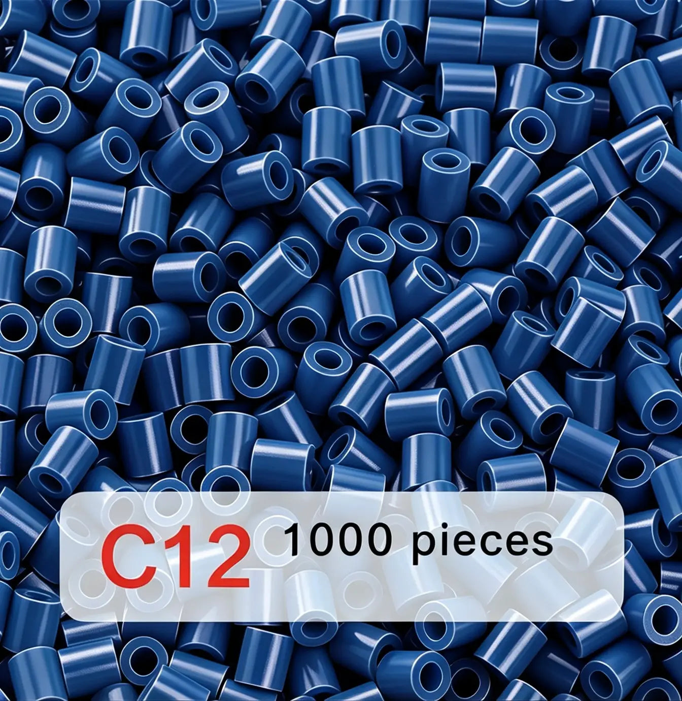 Poparooz C Series Mini Fuse Beads, Blue Shades, 29 Colors, 2.6mm