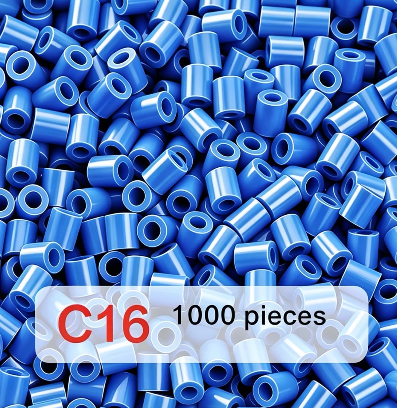 Poparooz C Series Mini Fuse Beads, Blue Shades, 29 Colors, 2.6mm