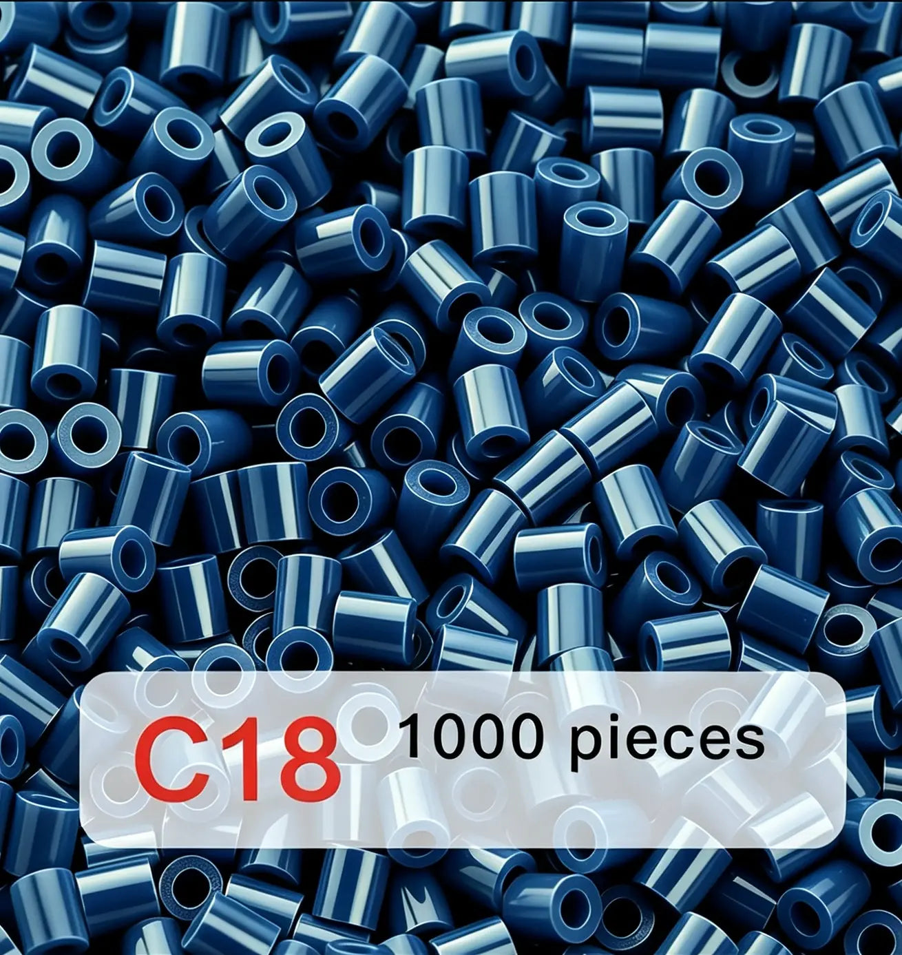 Poparooz C Series Mini Fuse Beads, Blue Shades, 29 Colors, 2.6mm