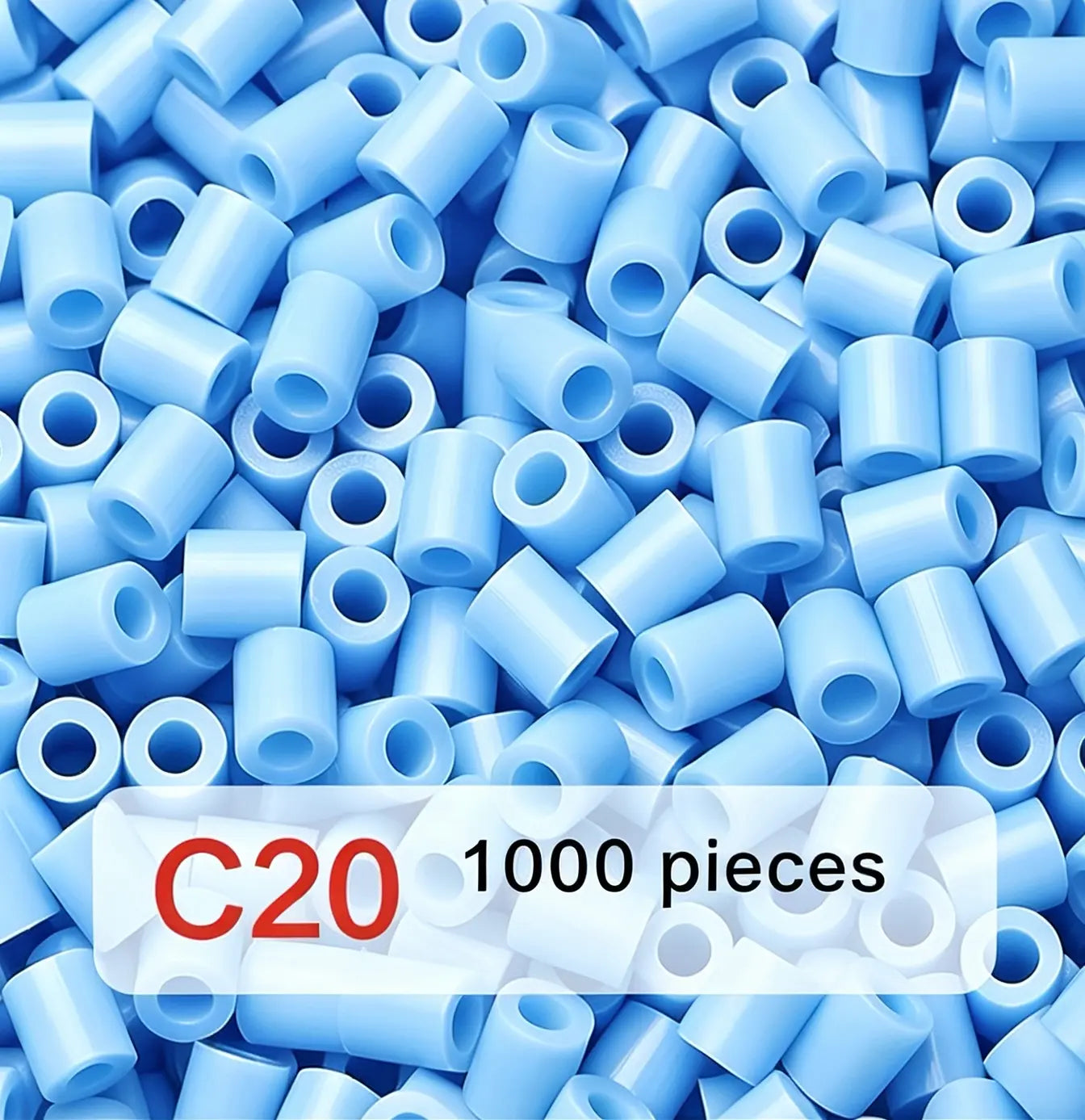 Poparooz C Series Mini Fuse Beads, Blue Shades, 29 Colors, 2.6mm