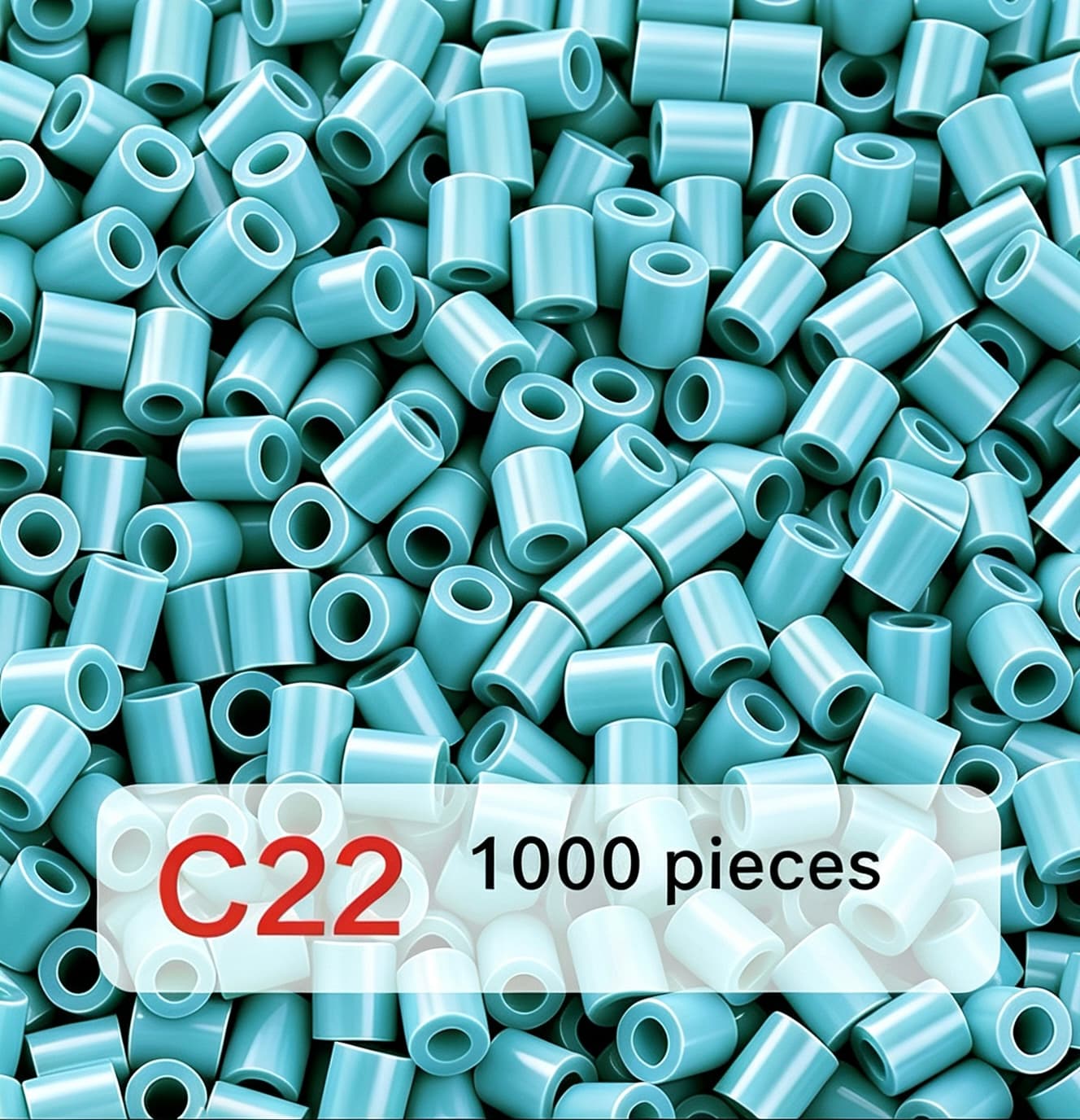 Poparooz C Series Mini Fuse Beads, Blue Shades, 29 Colors, 2.6mm
