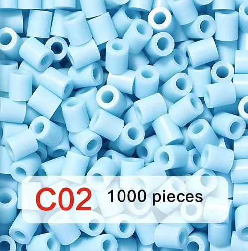 1000-24000pcs Blue Cyan Mini Fuse Beads (C01-C29) 2.6mm DIY Pixel Art Crafts
