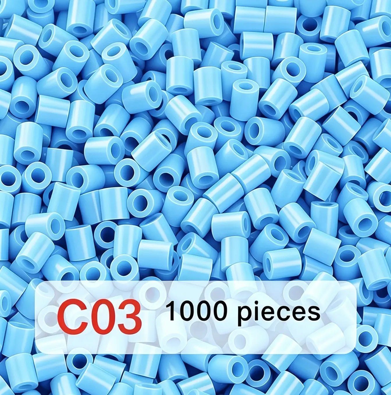 Poparooz C Series Mini Fuse Beads, Blue Shades, 29 Colors, 2.6mm