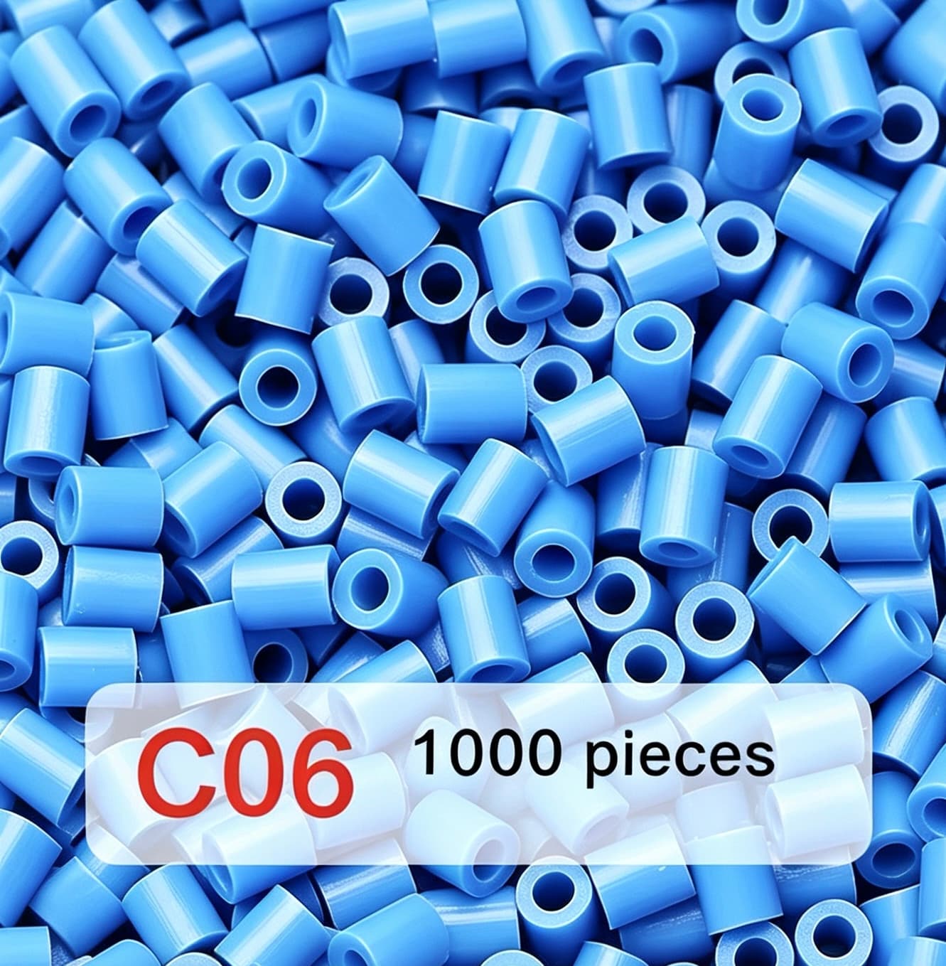 Poparooz C Series Mini Fuse Beads, Blue Shades, 29 Colors, 2.6mm