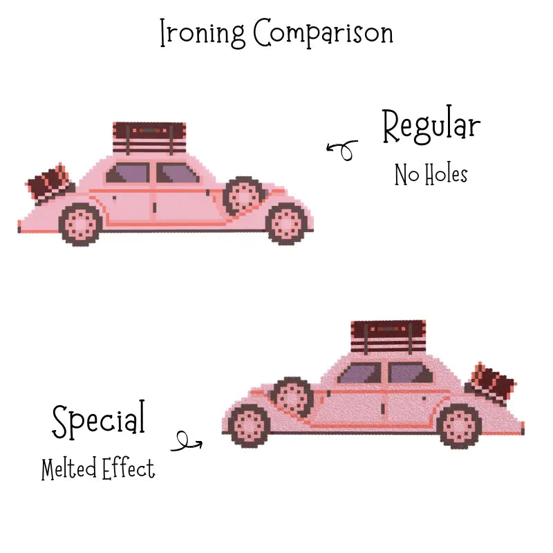 Pink Tour Car Ironing Effect Display