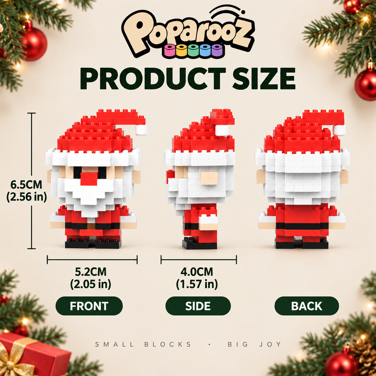 Christmas Santa Mini Building Blocks Kit