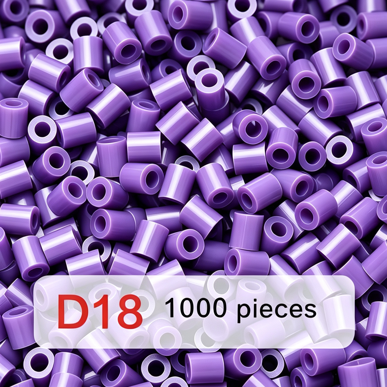 Poparooz D Series Mini Fuse Beads, Purple Shades, 26 Colors, 2.6mm