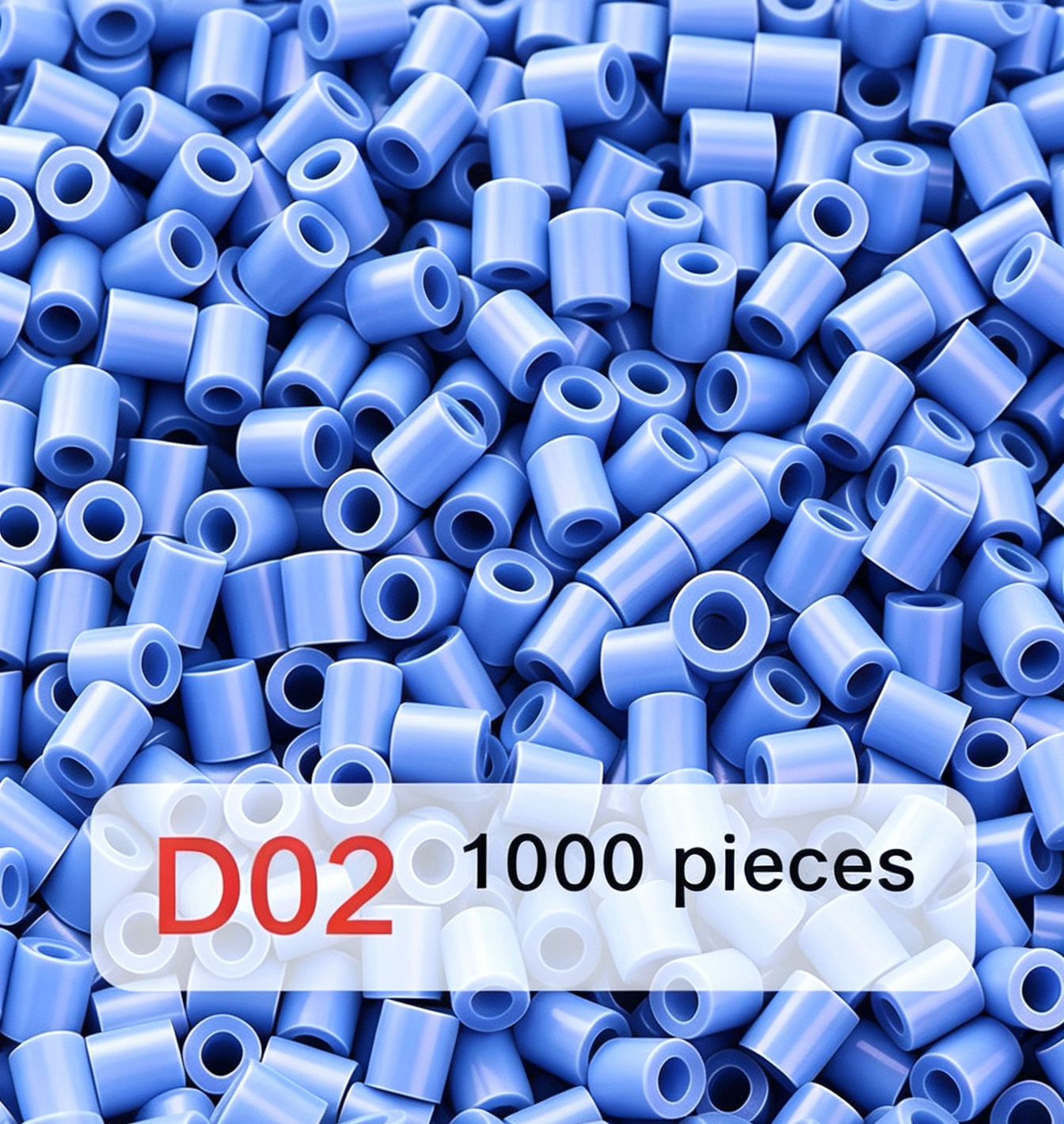 Poparooz D Series Mini Fuse Beads, Purple Shades, 26 Colors, 2.6mm