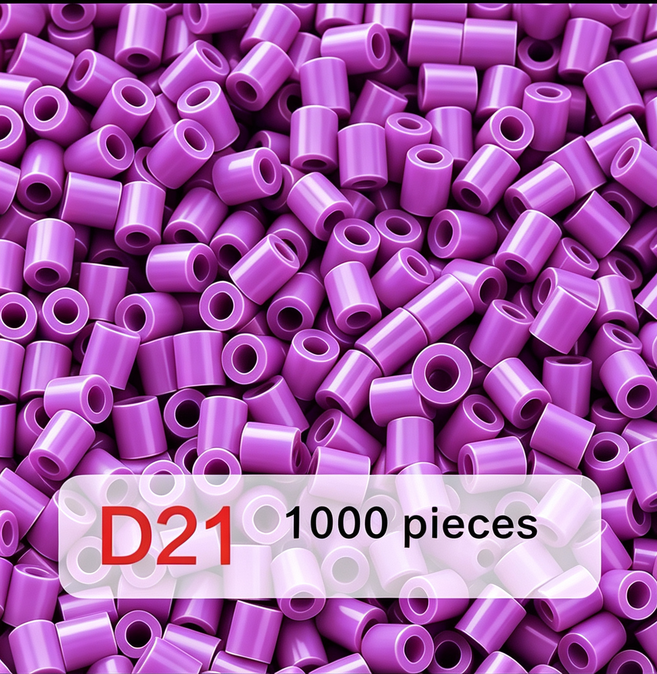 Poparooz D Series Mini Fuse Beads, Purple Shades, 26 Colors, 2.6mm