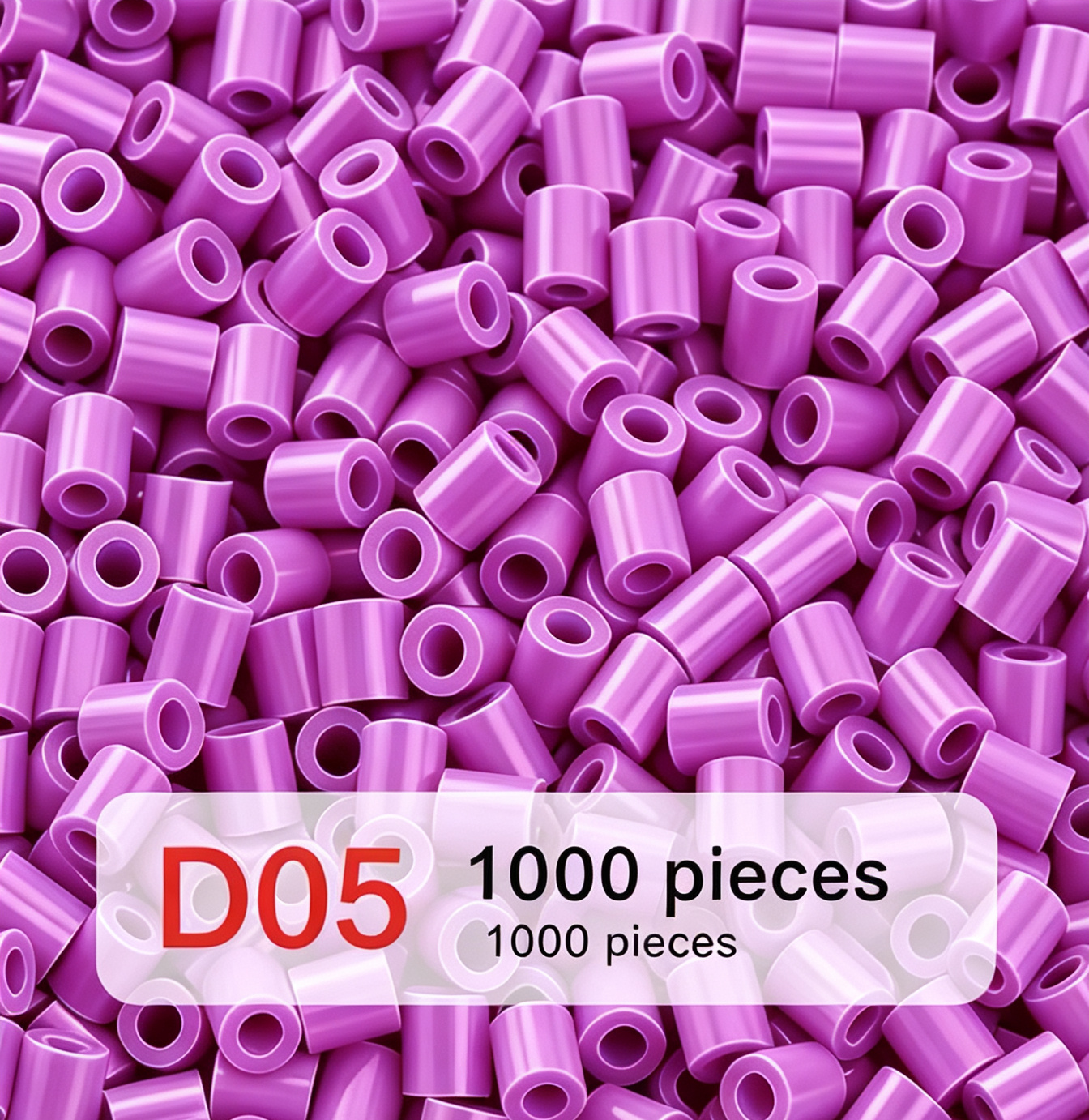 Poparooz D Series Mini Fuse Beads, Purple Shades, 26 Colors, 2.6mm