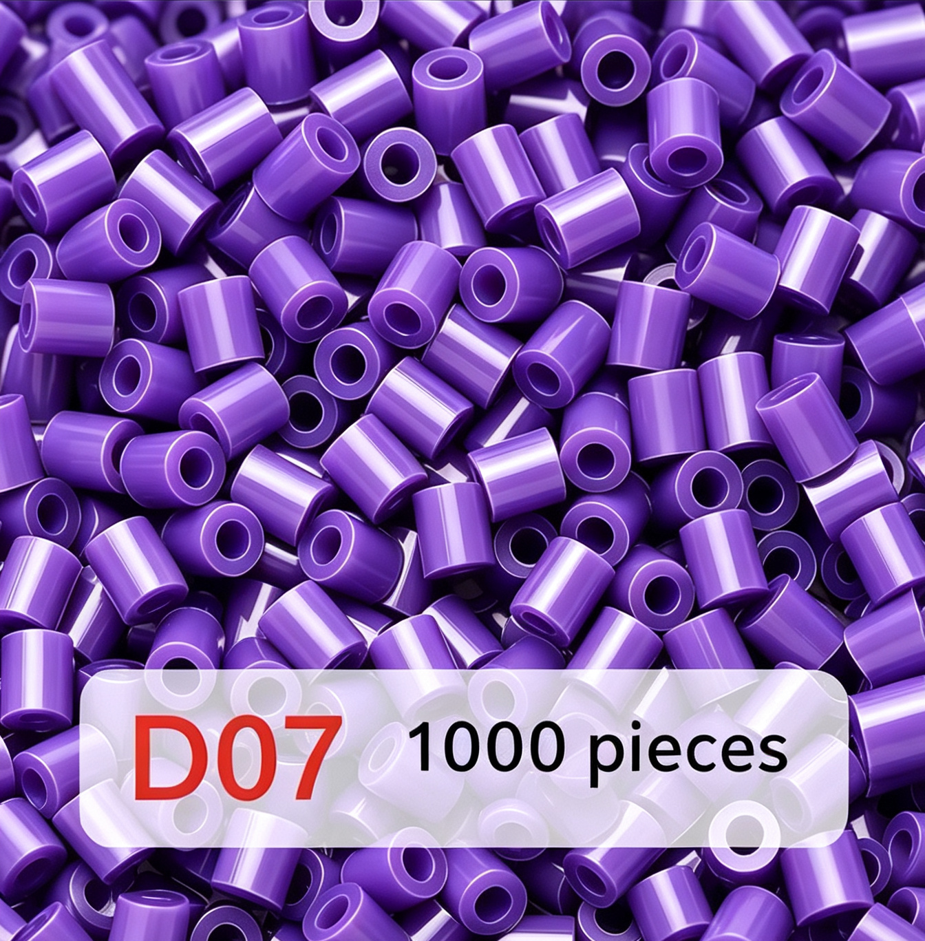 Poparooz D Series Mini Fuse Beads, Purple Shades, 26 Colors, 2.6mm