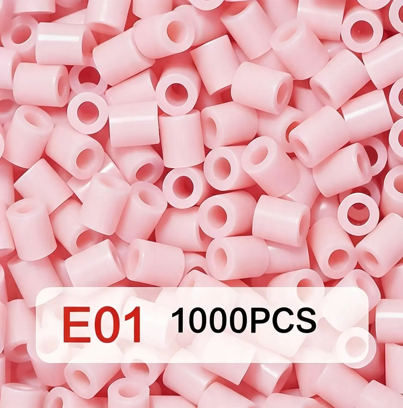 Poparooz E Series Mini Fuse Beads, Pink Shades, 24 Colors, 2.6mm