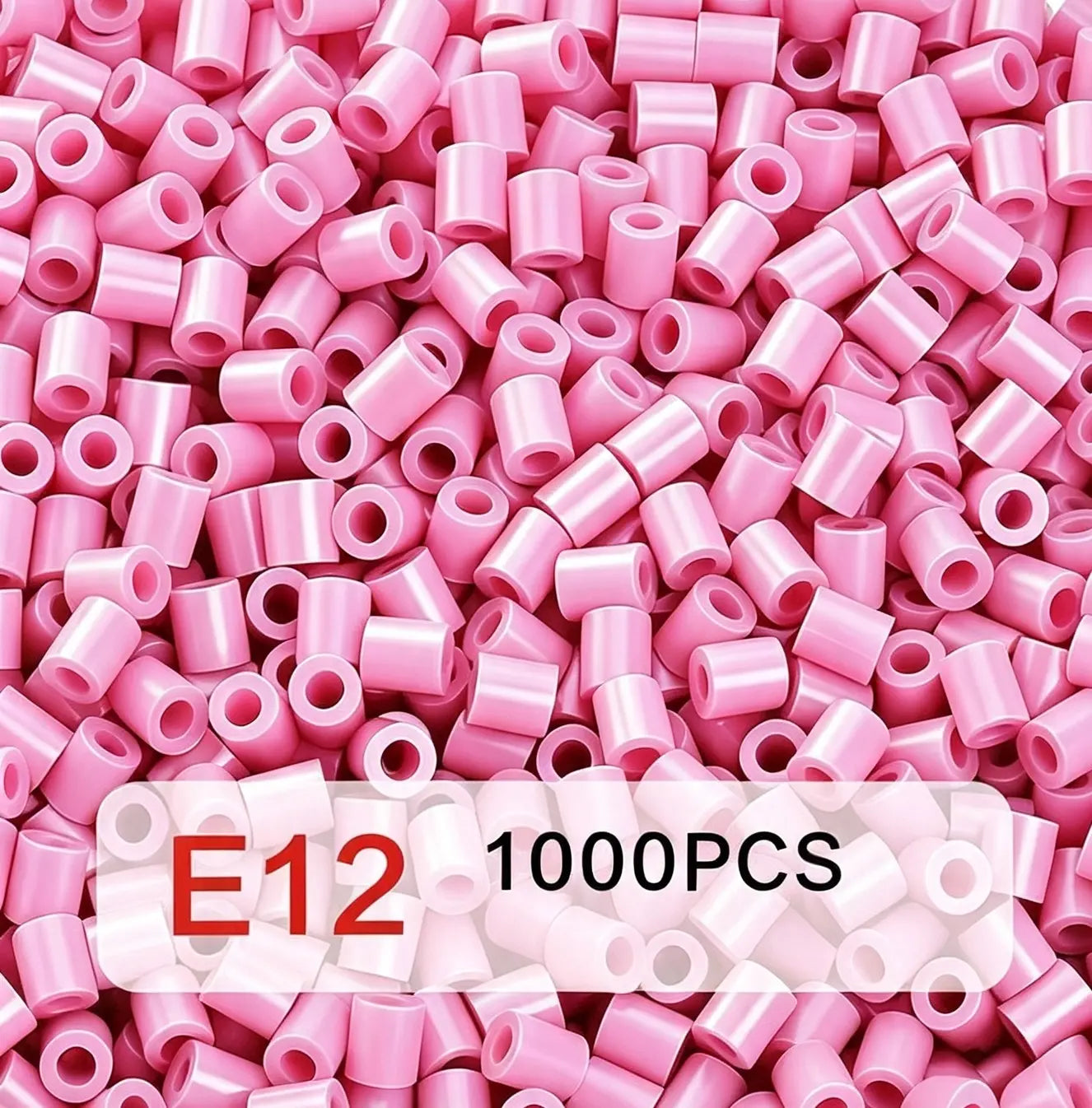 Poparooz E Series Mini Fuse Beads, Pink Shades, 24 Colors, 2.6mm