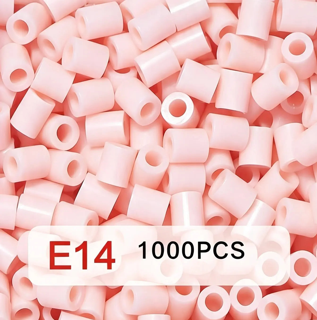 Poparooz E Series Mini Fuse Beads, Pink Shades, 24 Colors, 2.6mm