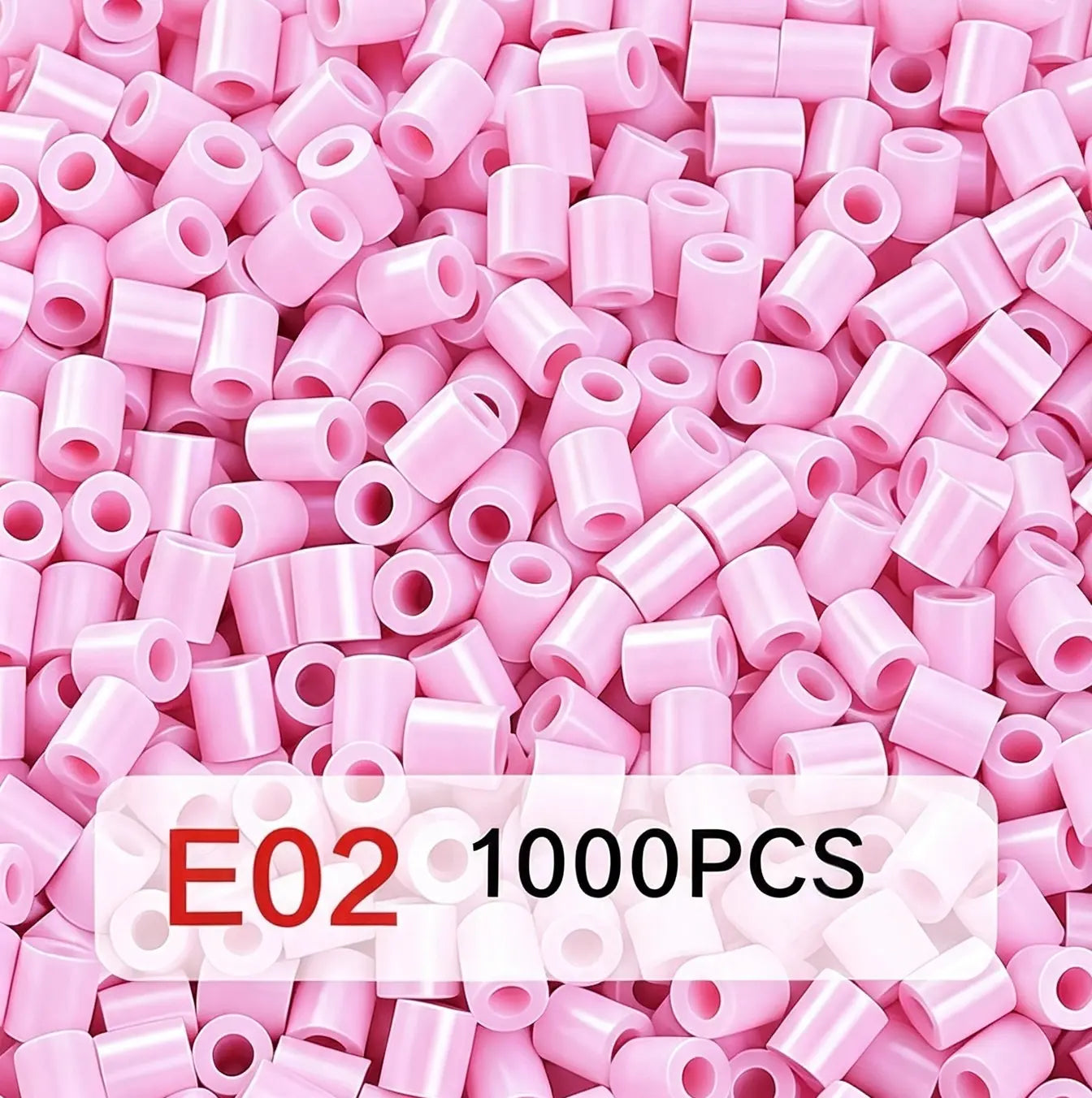 Poparooz E Series Mini Fuse Beads, Pink Shades, 24 Colors, 2.6mm