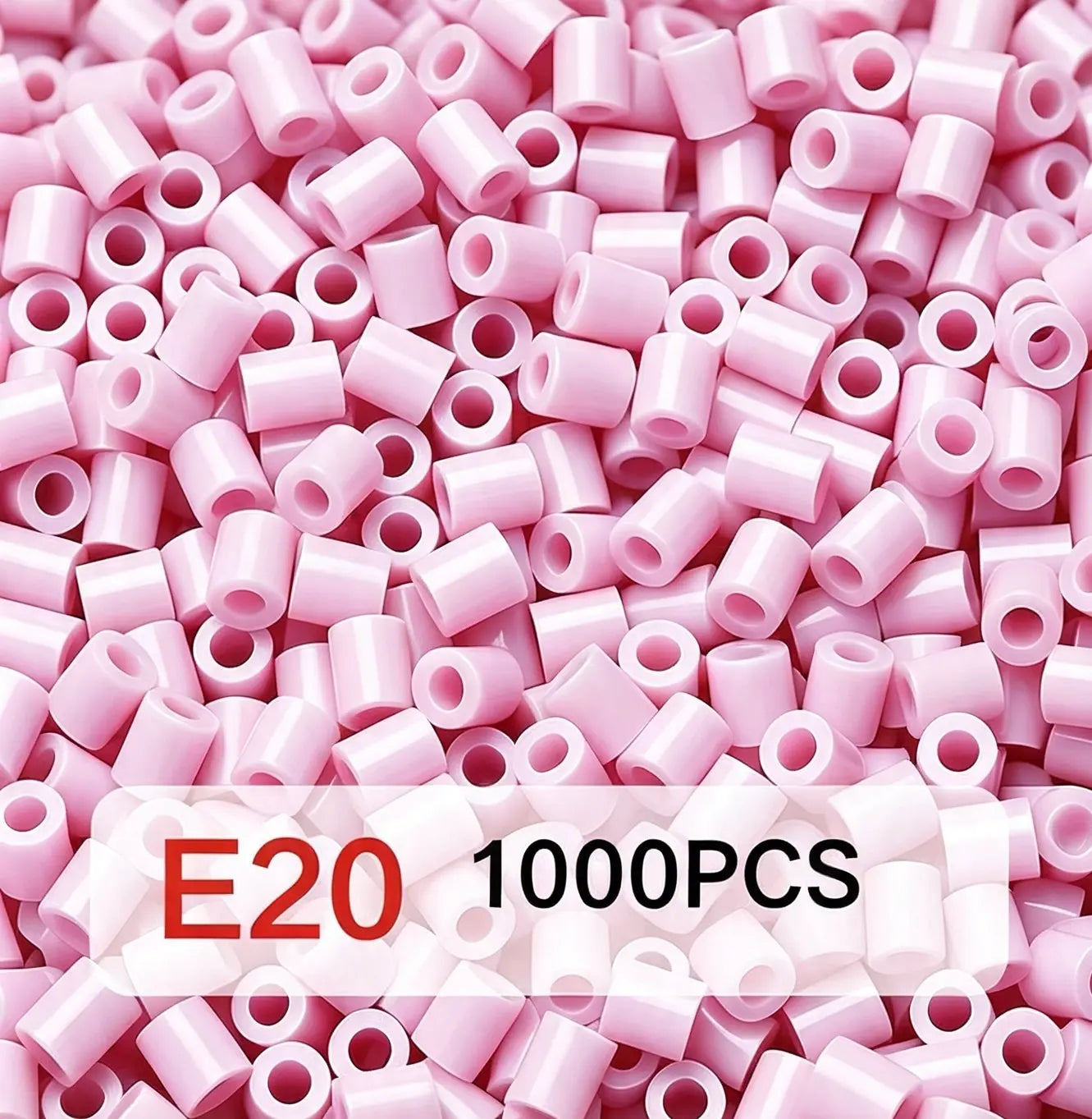 Poparooz E Series Mini Fuse Beads, Pink Shades, 24 Colors, 2.6mm