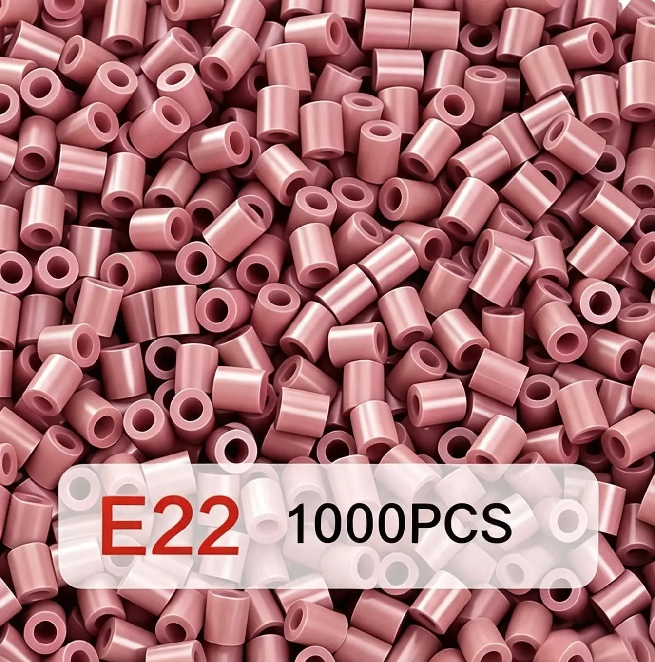 Poparooz E Series Mini Fuse Beads, Pink Shades, 24 Colors, 2.6mm