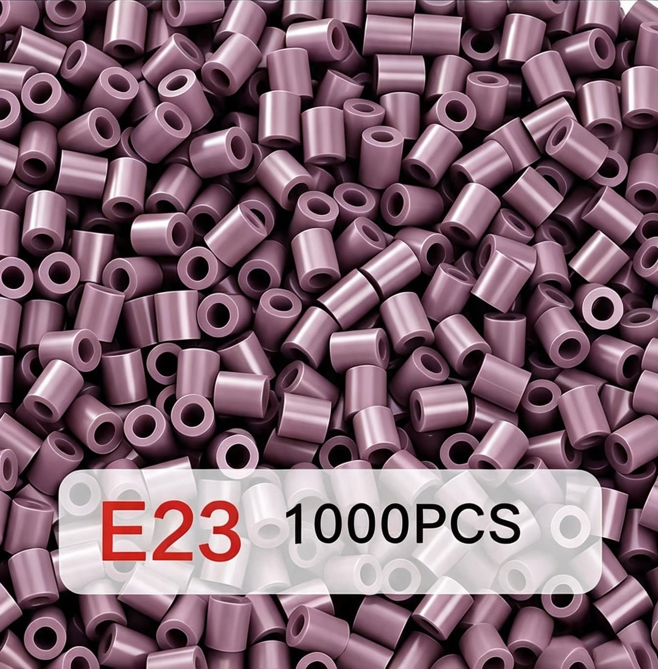 Poparooz E Series Mini Fuse Beads, Pink Shades, 24 Colors, 2.6mm