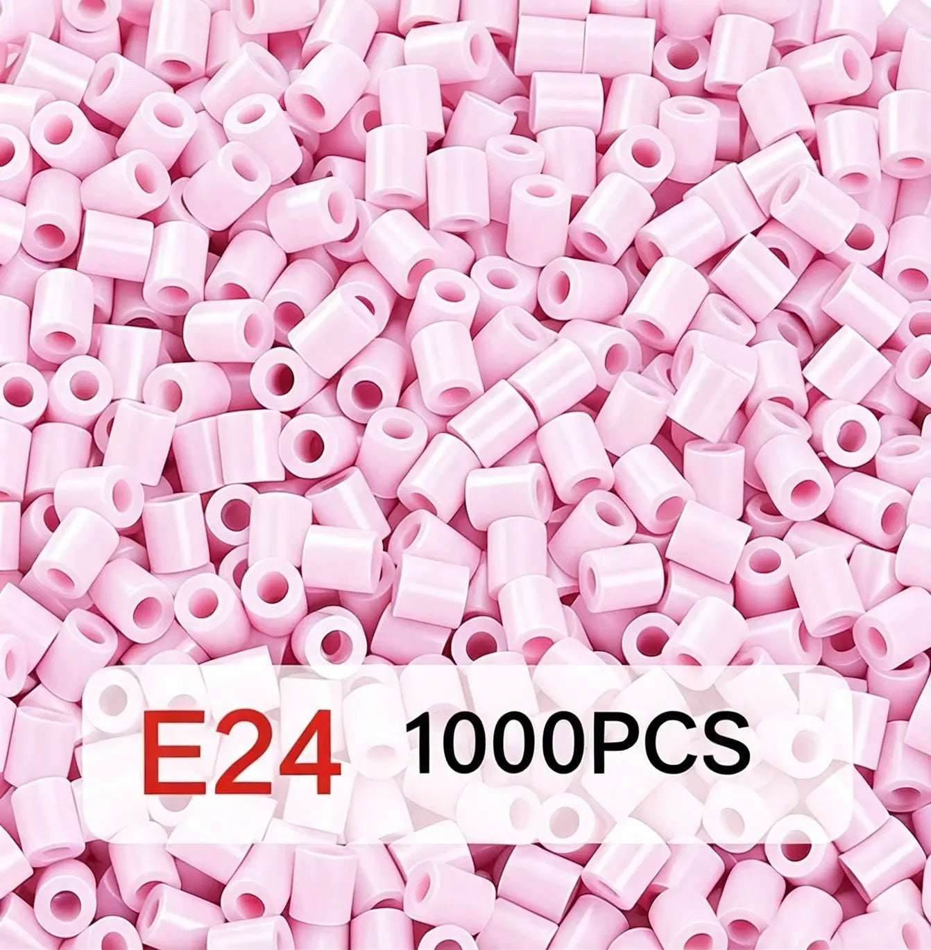 Poparooz E Series Mini Fuse Beads, Pink Shades, 24 Colors, 2.6mm