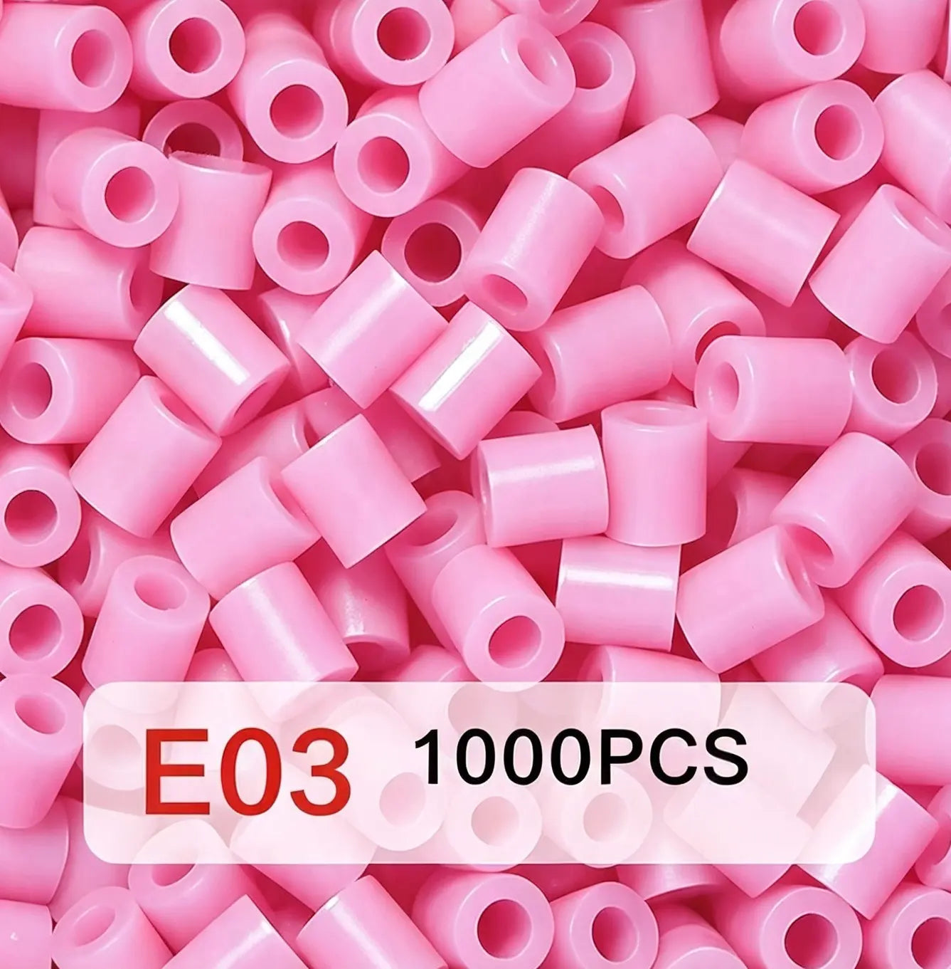 Poparooz E Series Mini Fuse Beads, Pink Shades, 24 Colors, 2.6mm